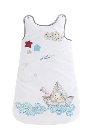 Saco de bebé Oso Barco Branco - 70 cm