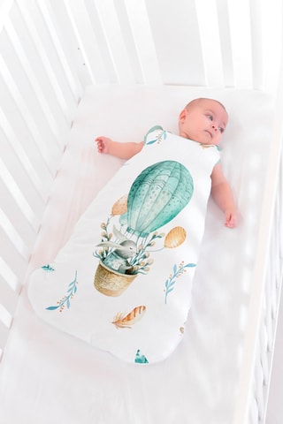 Saco de bebé Explorer Rabbit Branco e verde - 90 cm