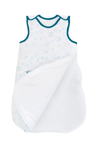 Saco de bebé Happy Whale 
Branco e azul - 70 cm