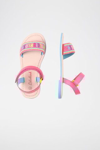 Sandales en cuir - Rose - Billieblush