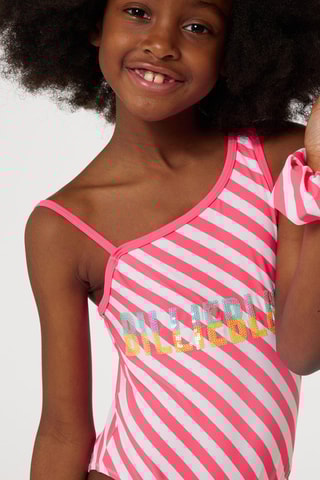 Maillot 1 pièce et chouchou- Rose - Billieblush