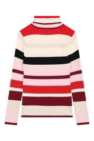 Pull - Blanc et rouge - Sonia Rykiel