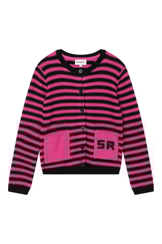 Gilet - Noir et rose - Sonia Rykiel