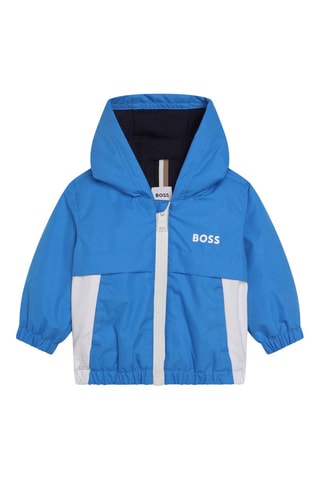 Coupe-vent à capuche réversible - Bleu - Boss