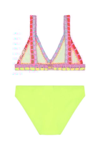 Maillot 2 pièces - Vert et rose - Billieblush