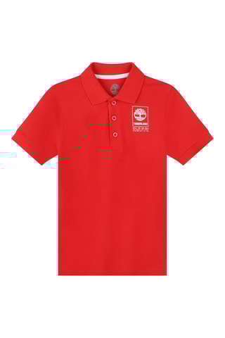 Polo en coton biologique - Rouge - Timberland