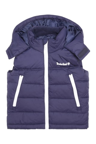 Doudoune à capuche sans manches - Bleu marine - Timberland