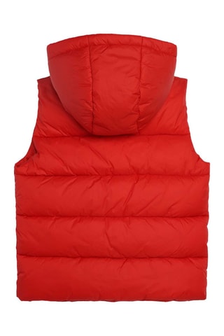 Doudoune à capuche sans manches - Rouge - Timberland