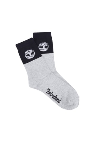 2 paires de chaussettes - Blanc et gris chiné - Timberland