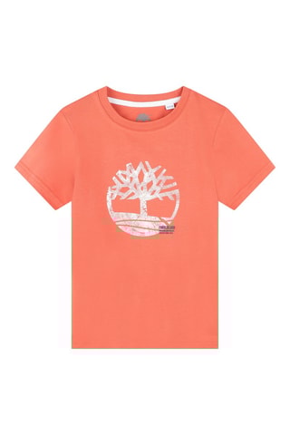 T-shirt en coton biologique - Orange - Timberland
