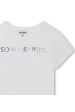 T-shirt en coton biologique - Blanc - Sonia Rykiel