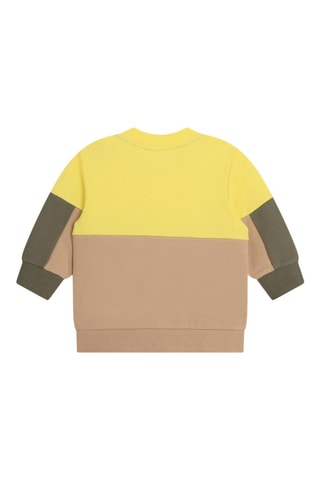 Sweat en coton biologique - Jaune et beige - Timberland