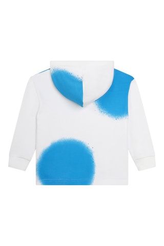 Sweat à capuche en coton biologique - Blanc - Marc Jacobs