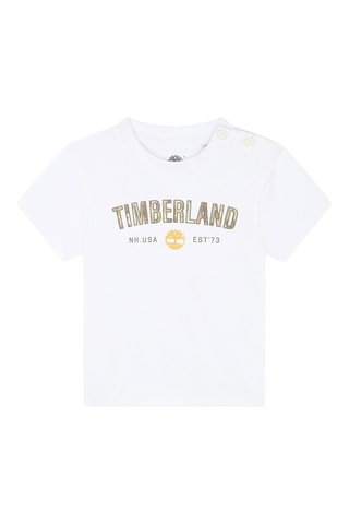 T-shirt et short - Blanc et jaune - Timberland