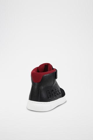 Baskets montantes en cuir - Noir - Boss