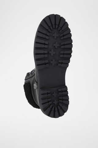 Bottines fourrées en cuir - Noir - Boss