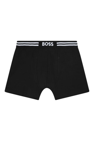 2 boxers - Gris chiné et noir - Boss