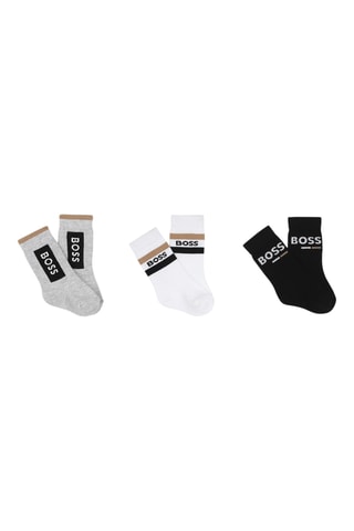 3 paires de chaussettes - Noir et blanc - Boss