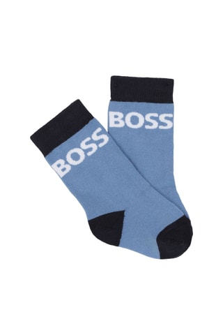 3 paires de chaussettes - Bleu et noir - Boss
