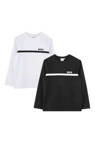 2 t-shirts - Noir et blanc - Boss