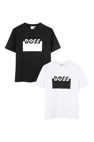 2 t-shirts - Blanc et noir - Boss