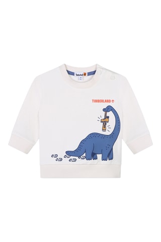 Sweat en coton biologique - Blanc - Timberland