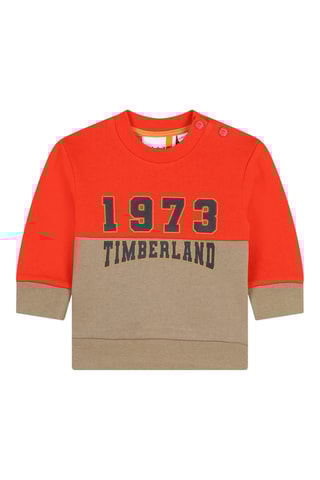 Sweat en coton biologique - Corail - Timberland