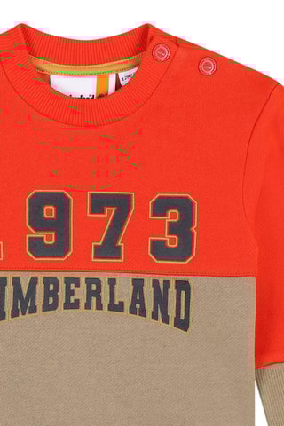 Sweat en coton biologique - Corail - Timberland