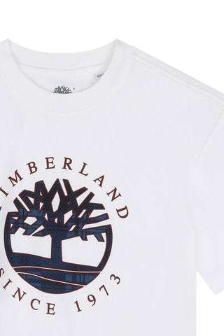 T-shirt en coton biologique - Blanc - Timberland 