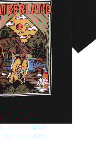T-shirt en coton biologique - Noir - Timberland