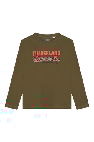 T-shirt en coton biologique - Kaki - Timberland