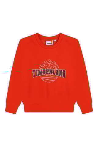 Sweat en coton biologique - Rouge - Timberland