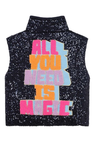 Veste sans manches - Noir - Billieblush
