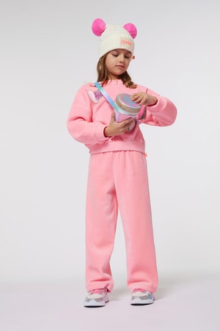 Sweat en velours - Rose - Billieblush