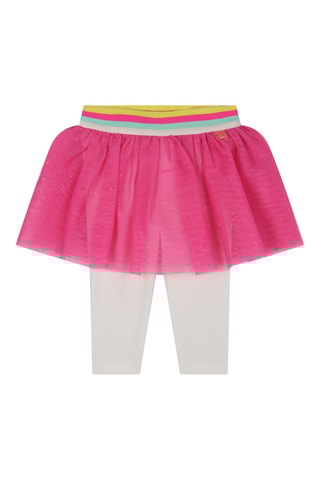 Jupe et legging - Fuchsia et écru - Billieblush