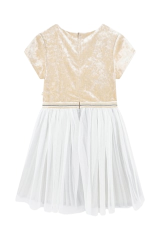 Robe trompe-l’œil - Beige et blanc - Billieblush