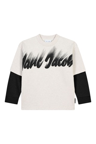 Sweat - Ecru et noir - Marc Jacobs