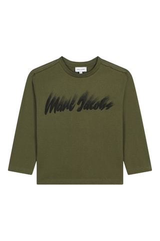 T-shirt en coton biologique - Vert olive - Marc Jacobs