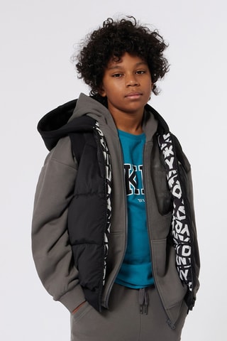Sweat à capuche - Gris - DKNY