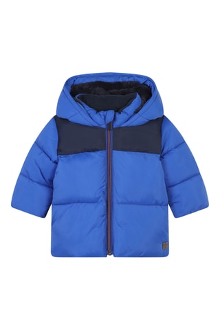 Doudoune à capuche - Bleu - Carrément Beau