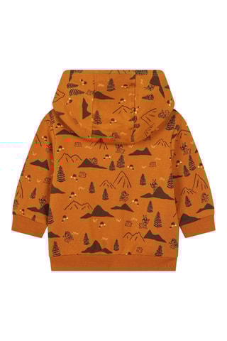 Sweat à capuche et jogging en coton biologique - Orange - Carrément Beau