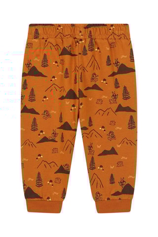 Sweat à capuche et jogging en coton biologique - Orange - Carrément Beau