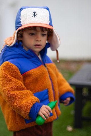 Manteau à capuche - Camel - Carrément Beau