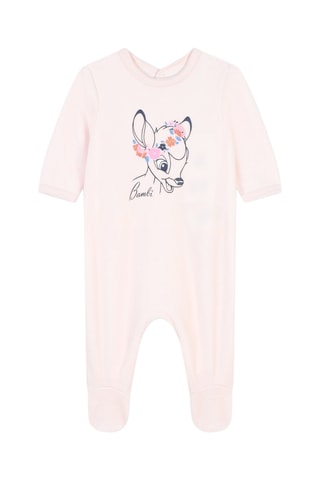 Pyjama en coton biologique Bambi Disney - Rose poudré - Carrément Beau