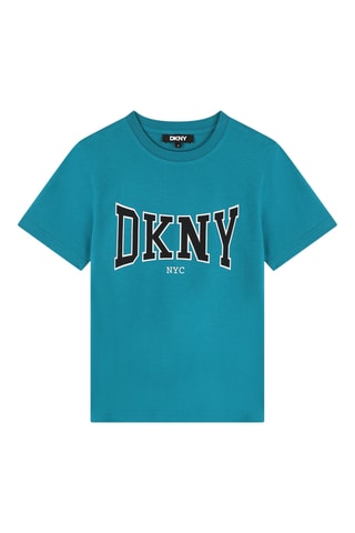 T-shirt en coton biologique - Bleu cannard - DKNY 