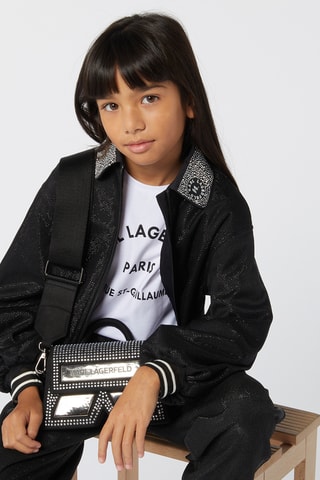 T-shirt en coton biologique - Blanc - Karl Lagerfeld