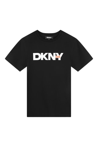 T-shirt en coton biologique - Noir et blanc - DKNY 