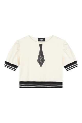 T-shirt - Ecru - Karl Lagerfeld