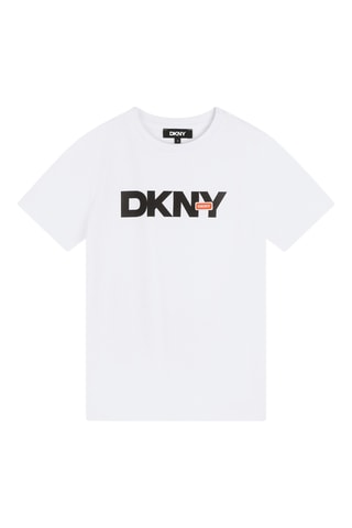 T-shirt en coton biologique - Blanc et noir - DKNY 
