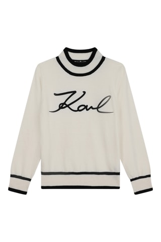 Pull - Ecru - Karl Lagerfeld